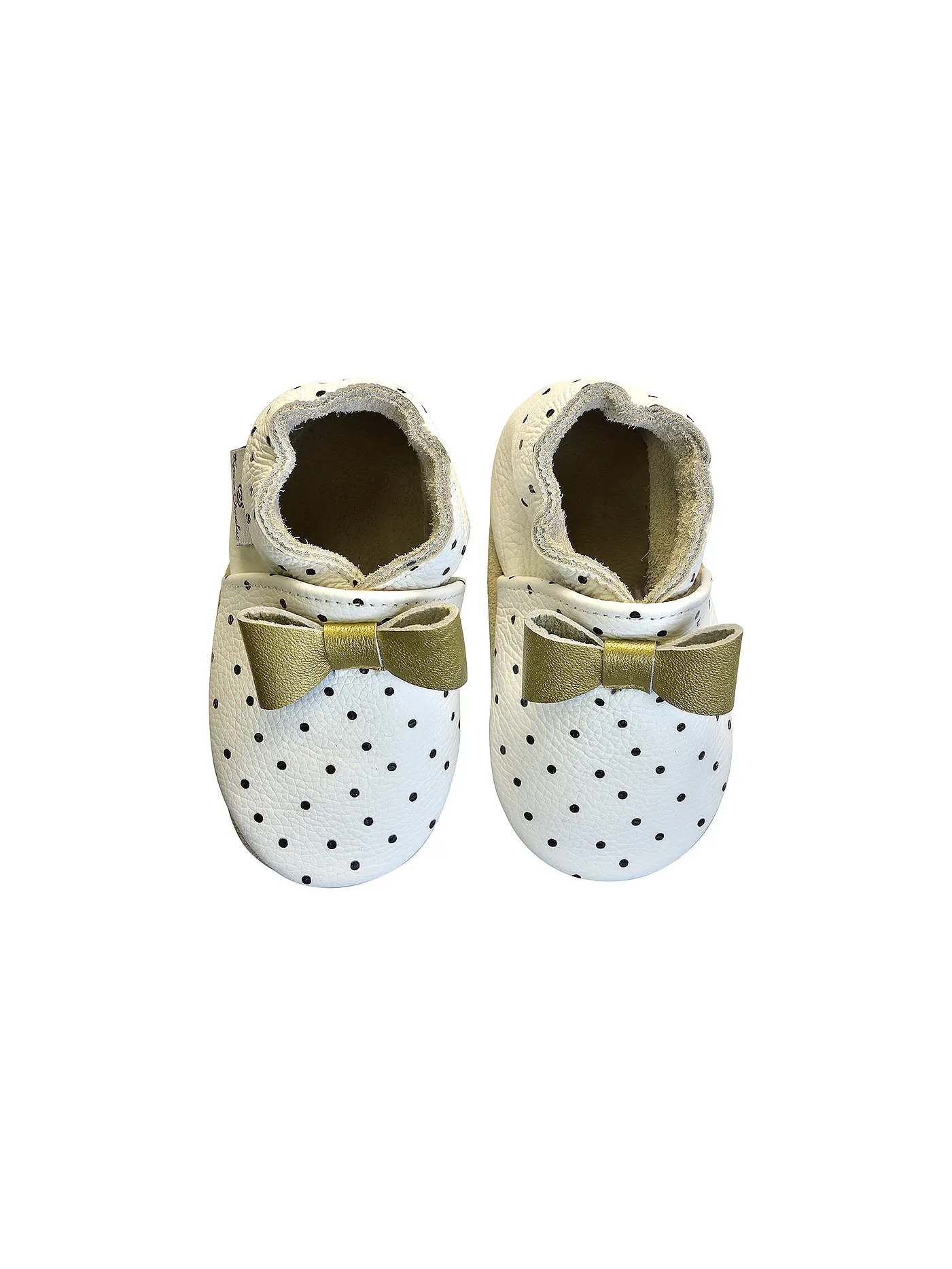 ROSE ET CHOCOLAT | Mädchen Krabbelschuhe Polka Dot | 